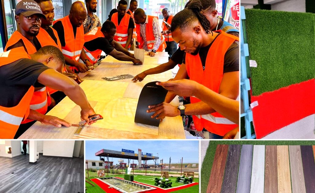 Register now: EISD & Modern Floors Vinyl Tiles and Carpet Grass Training in Tamale