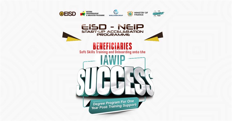 EISD -NEIP Startup Acceleration Prog.: Beneficiaries Training & IAWIP Success Program Onboarding