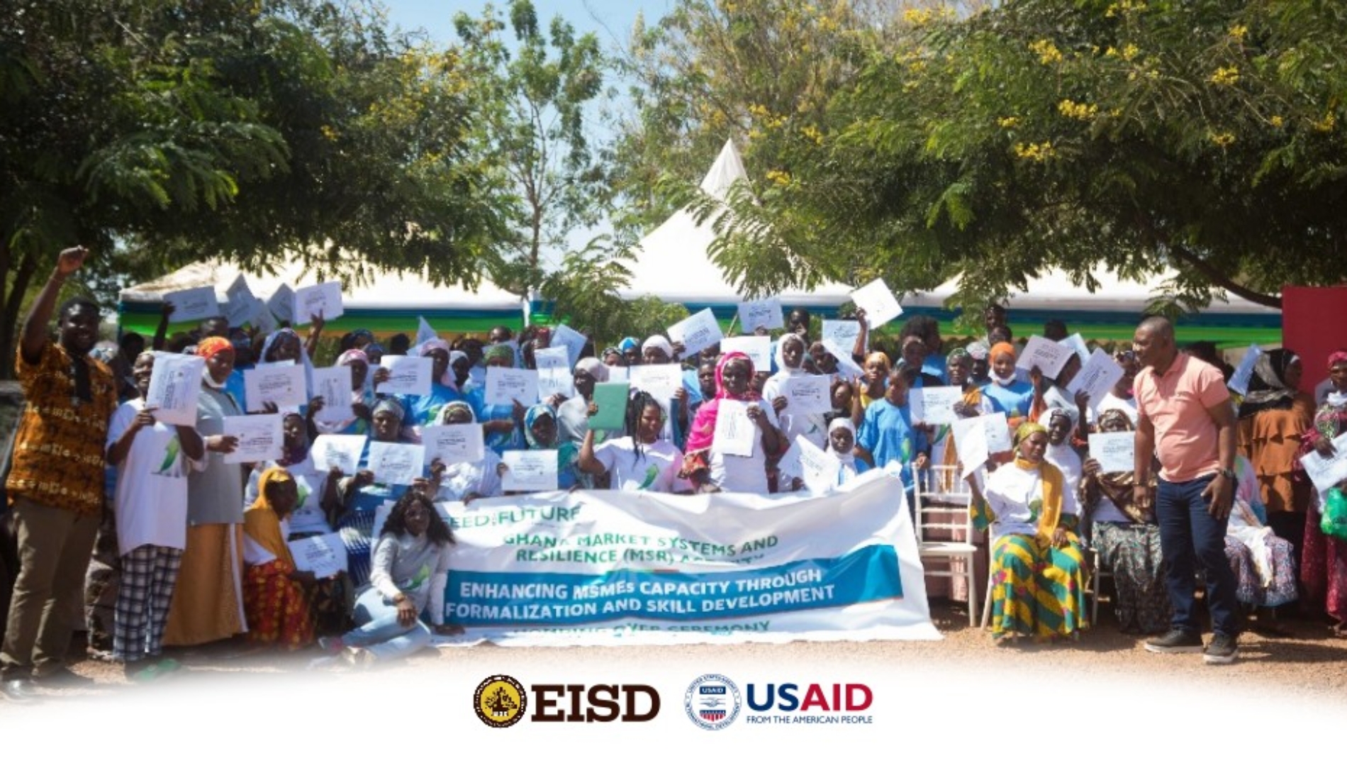 EISD Trains MSMEs in the Northern Region under the FEED THE FUTURE - Market Systems Resilience (MSR) “Enhancing MSME Capacity Through Formalization and Skills Development” PROJECT